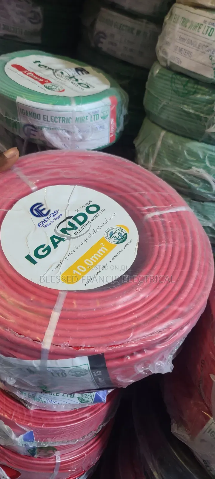 10mm Single Core PVC PVC Cable Nigeria