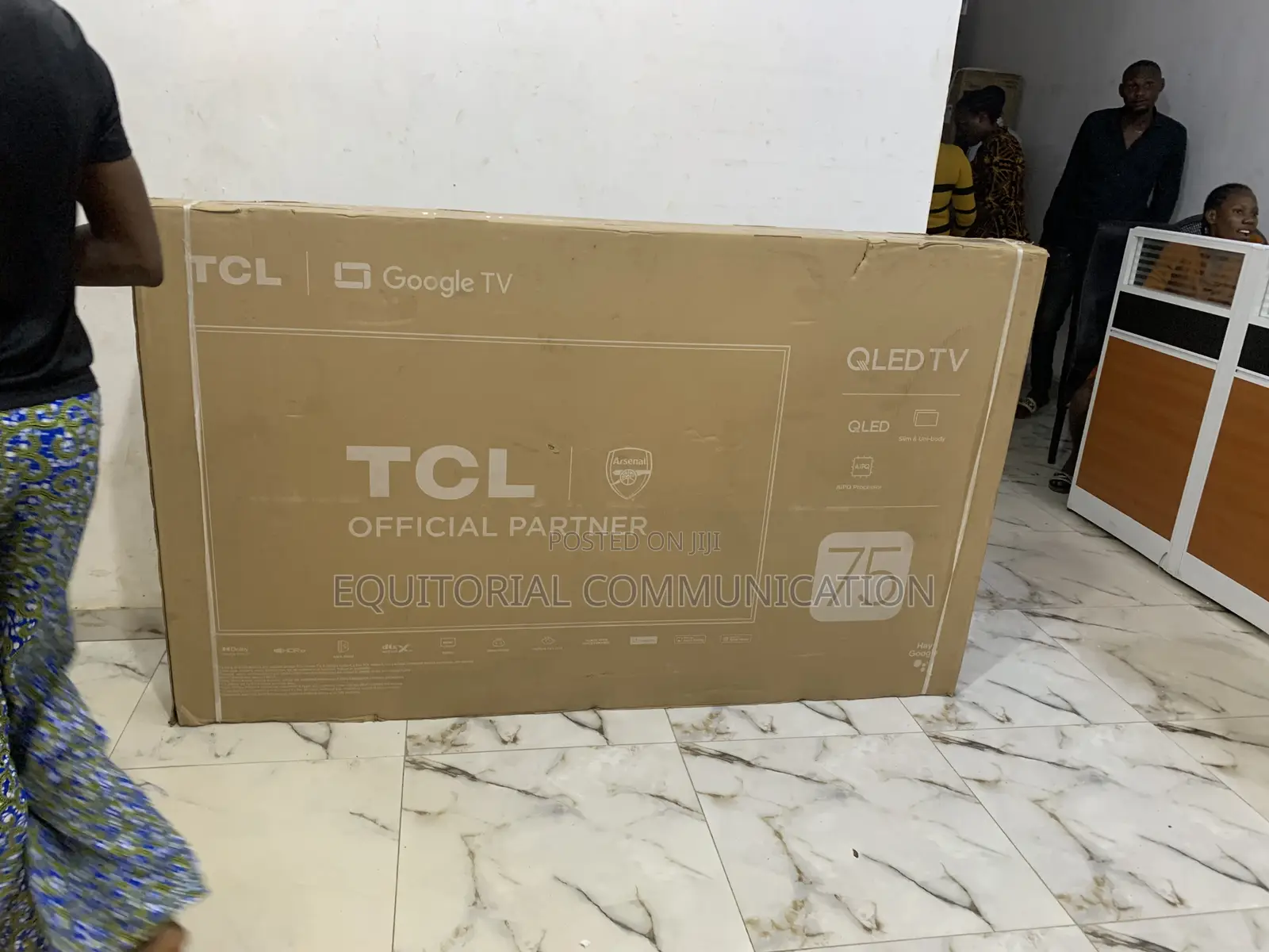 Seamless Streaming on TCL 75" Qled Google Tv Platform