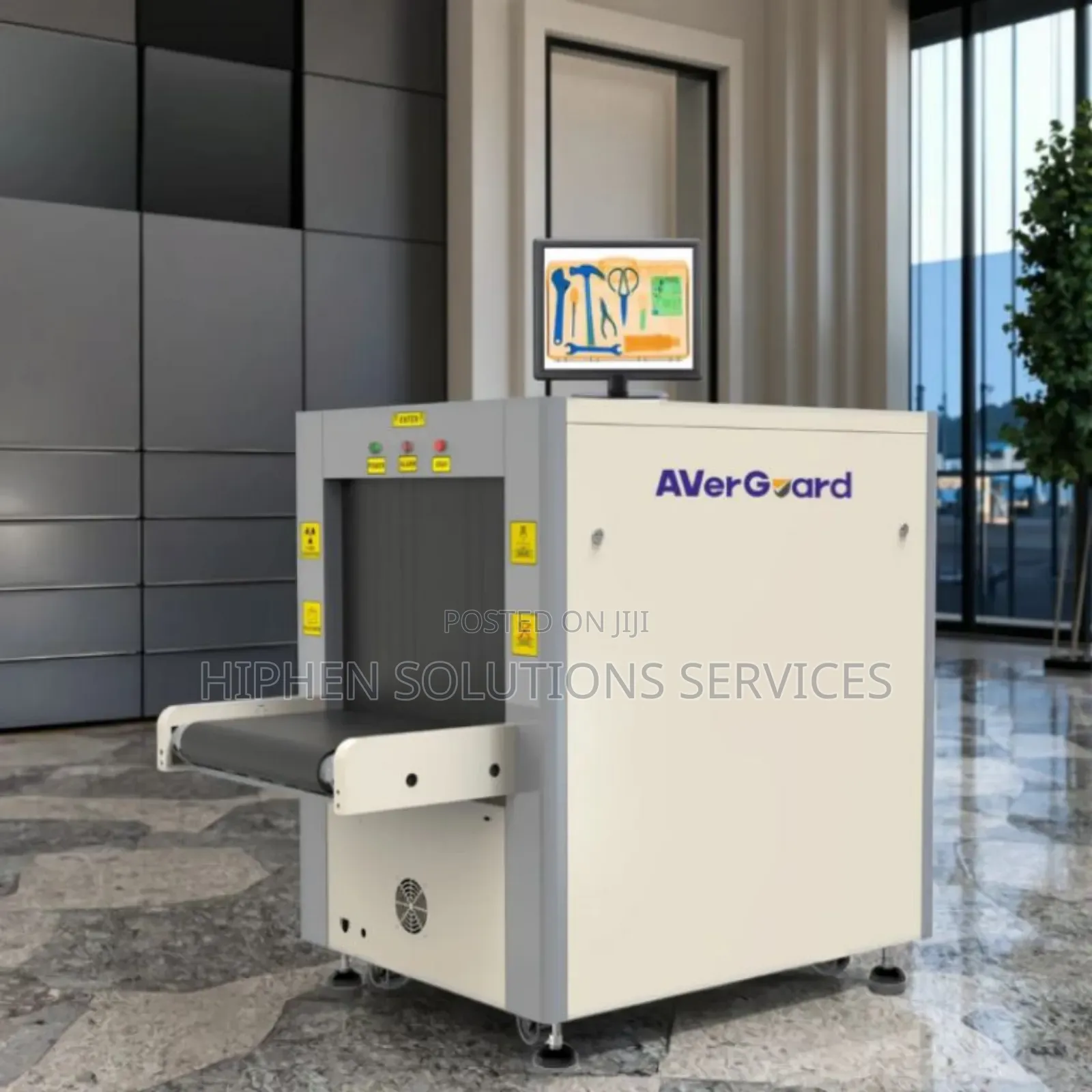 Alphar 6550a 650×500mm Tunnel Baggage Scanner Installation in Nigeria
