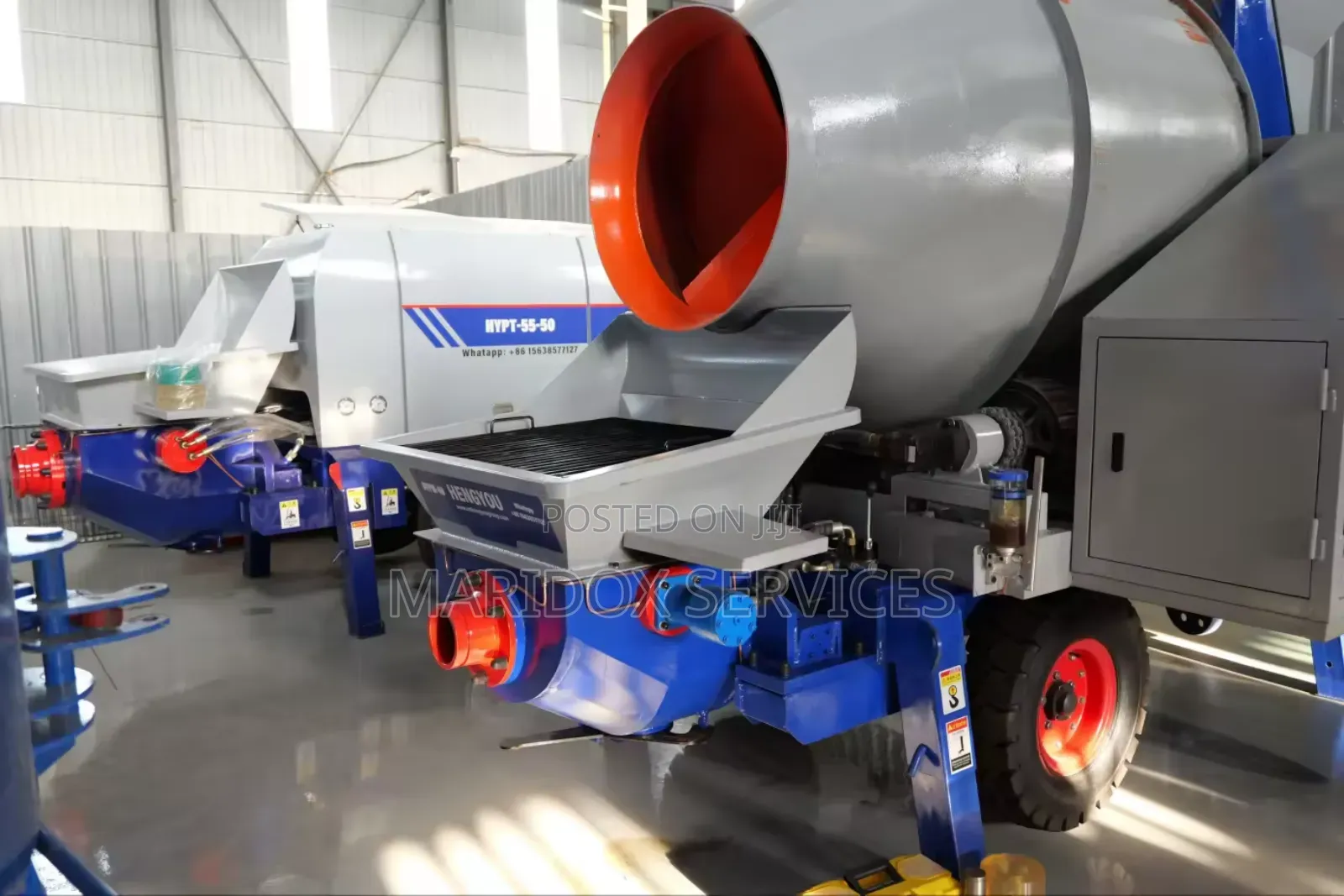 40cubic Concrete Pump With 500l Mixer Diesel Engine