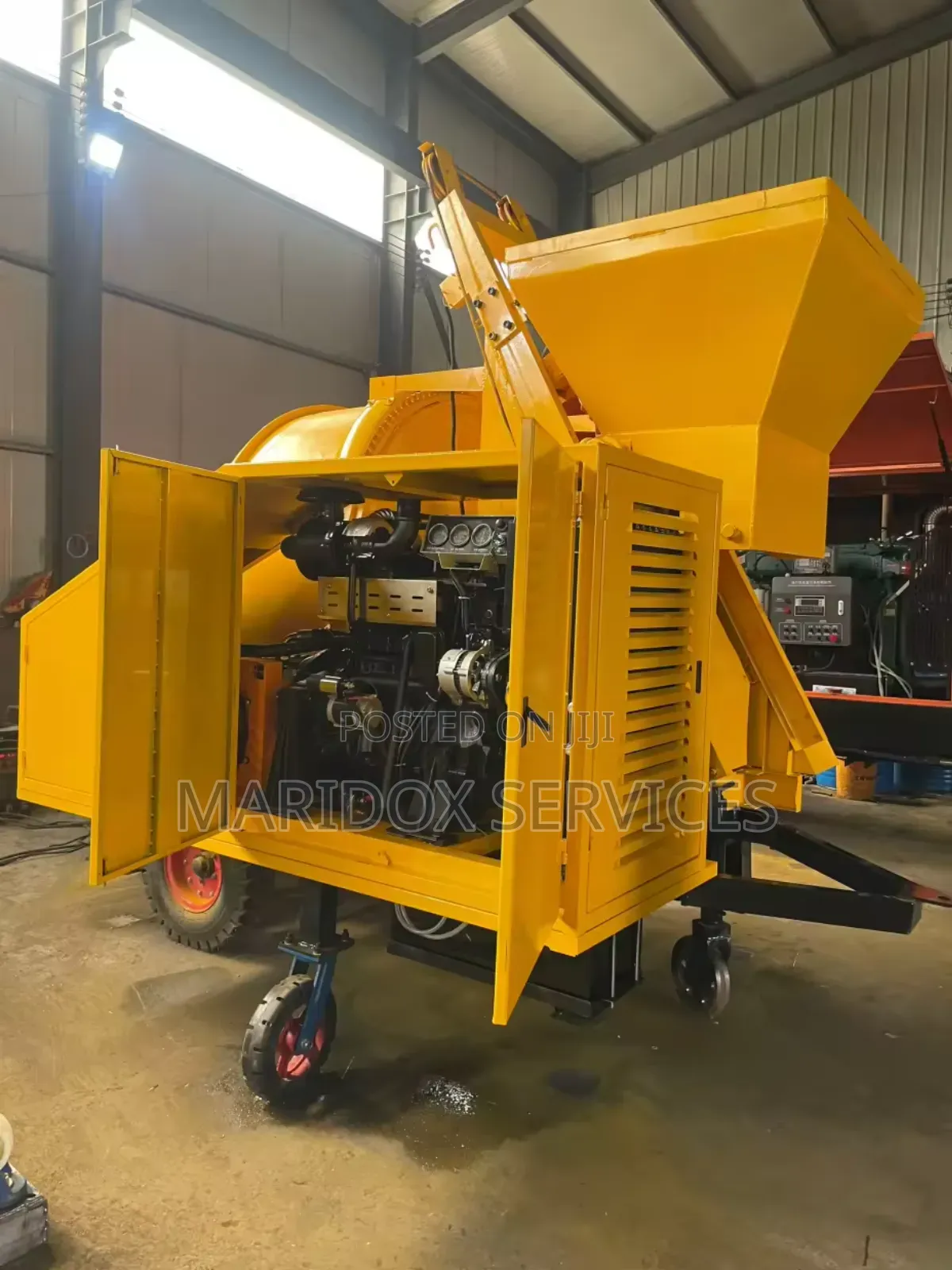 40cubic Concrete Pump With 500l Mixer Diesel Engine