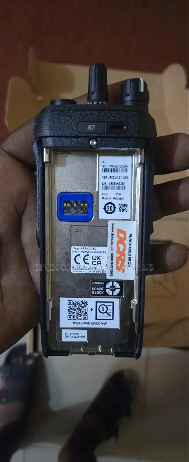 Mototrbo R7 Uhf NKP Radio