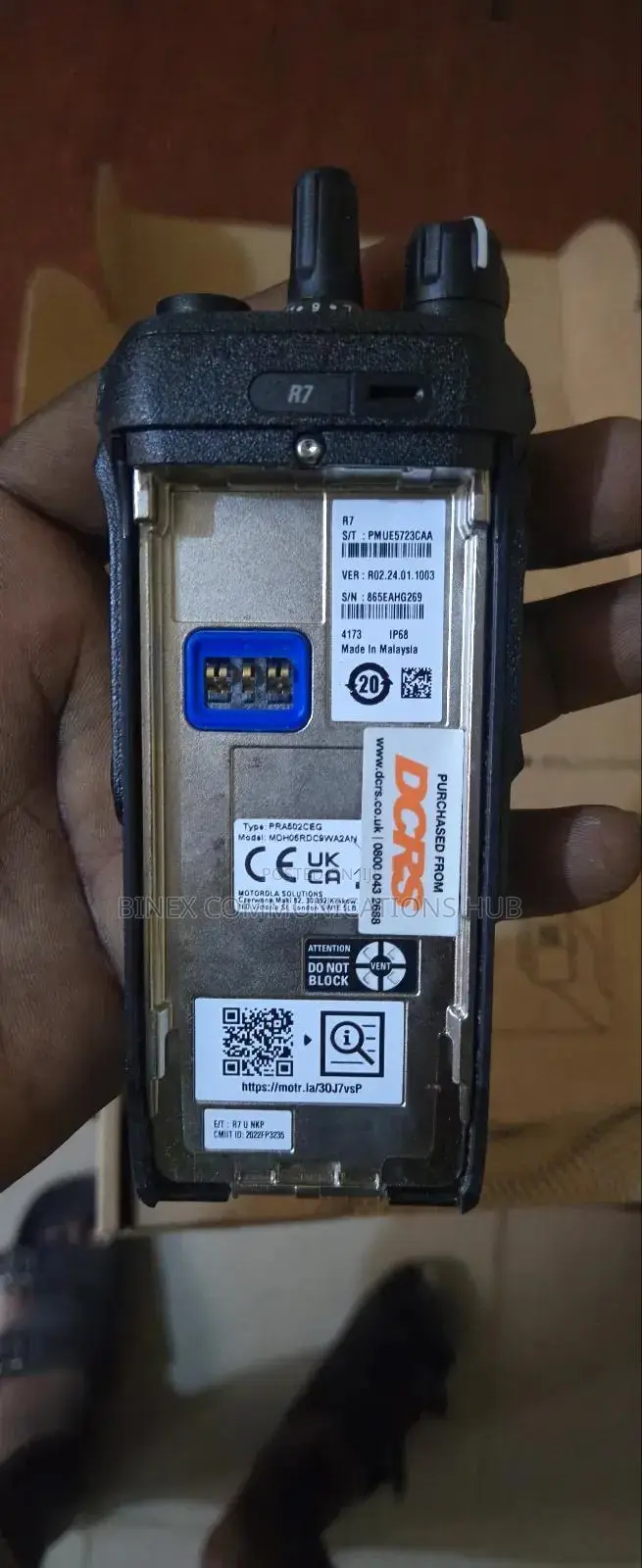 Mototrbo R7 Uhf Non Display Talkie