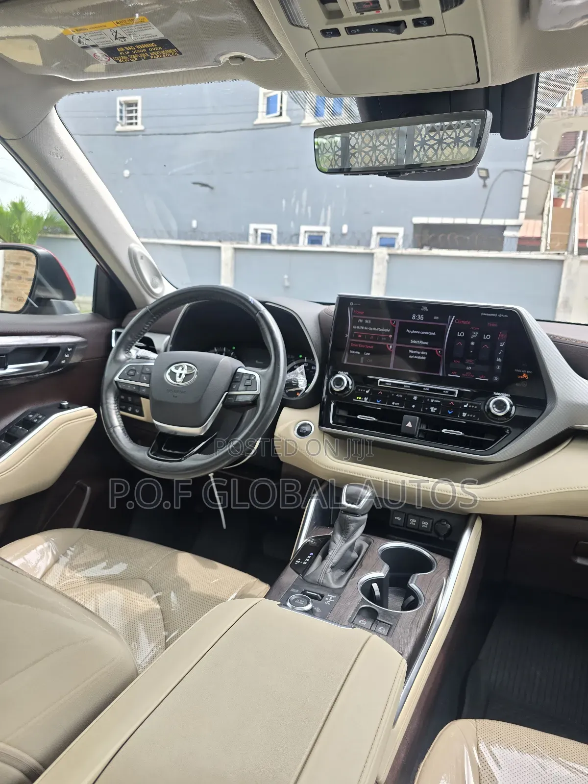 Toyota Highlander Platinum AWD 2020 Burgundy
