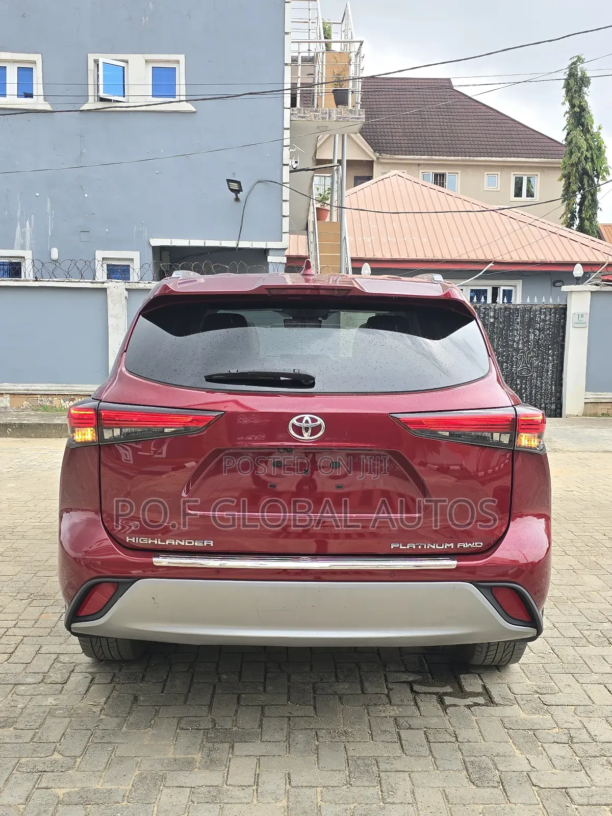 Toyota Highlander Platinum AWD 2020 Burgundy