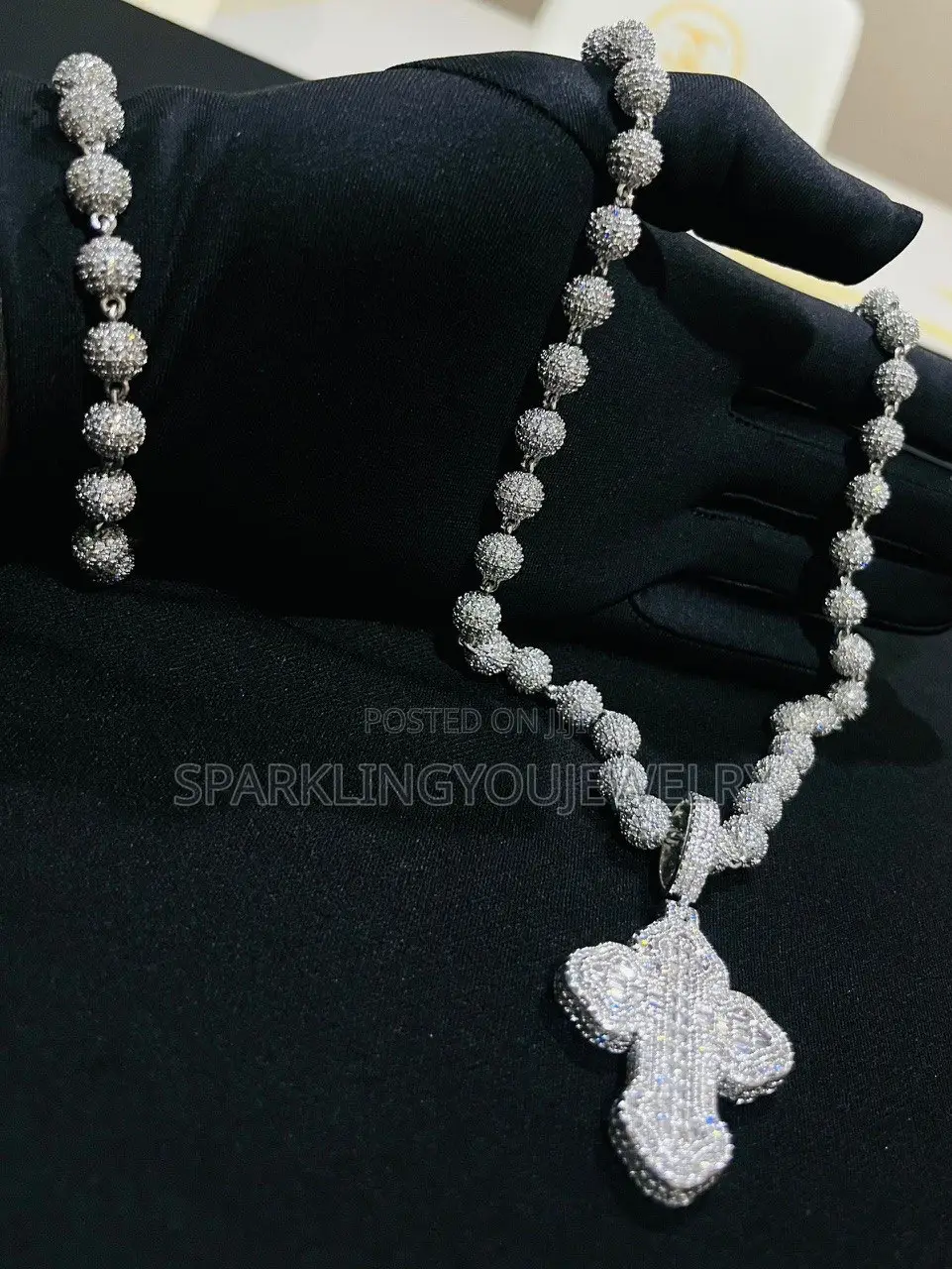 Ice Link Neckalce and Bracelet
