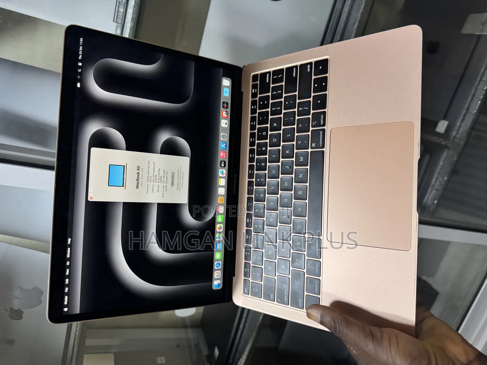 Laptop Apple MacBook Air 2018 16GB Intel Core i5 SSD 512GB