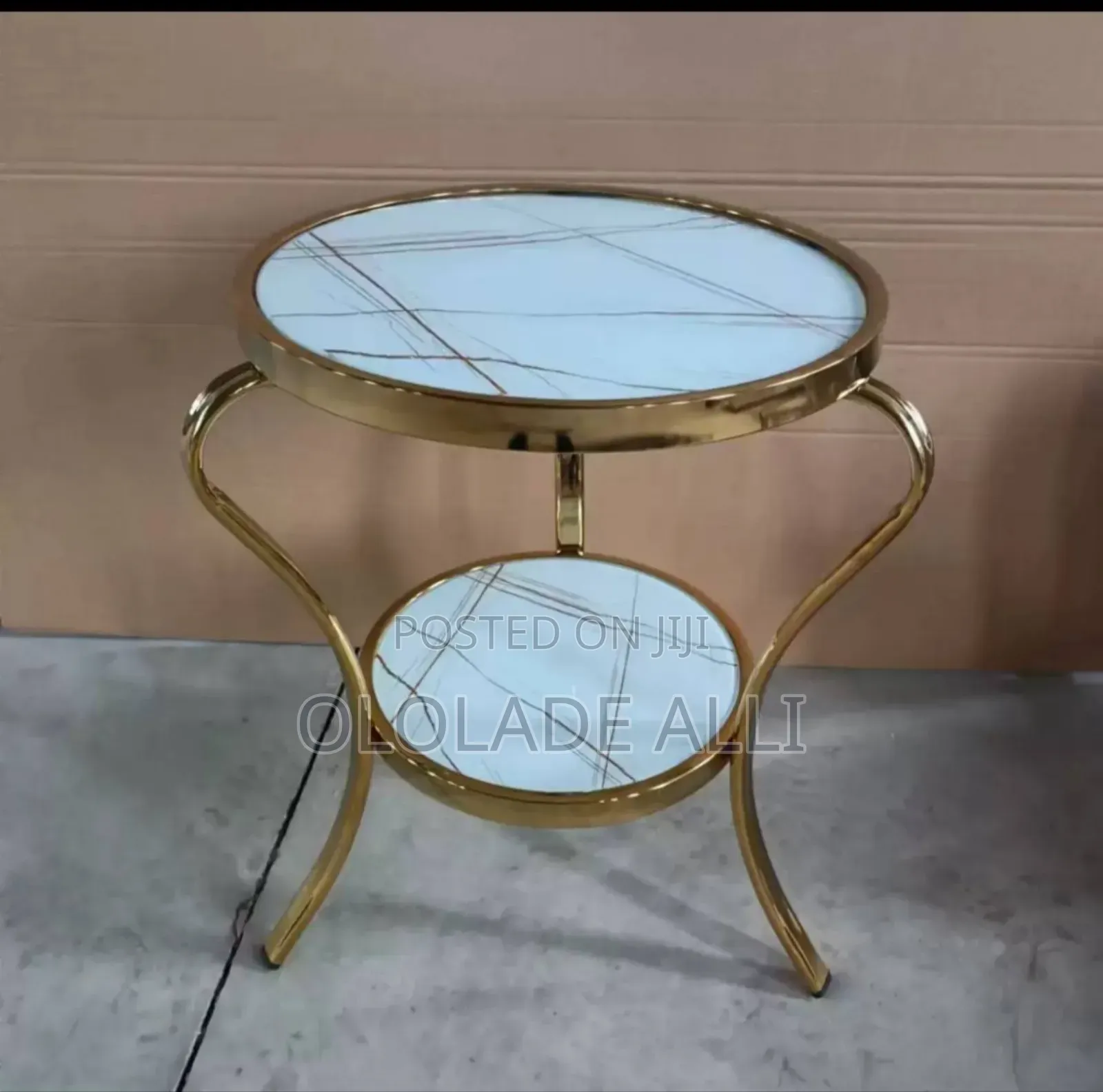 Nordic Luxury Sofa Side Table