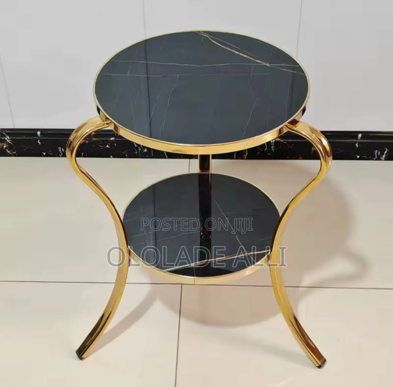 Nordic Luxury Sofa Side Table
