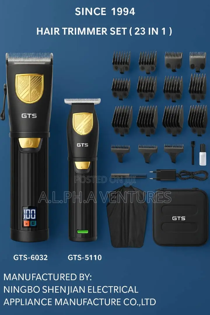 GTS Hair Trimmer Set(23in1) Professional Rechargeable Grooming Kits