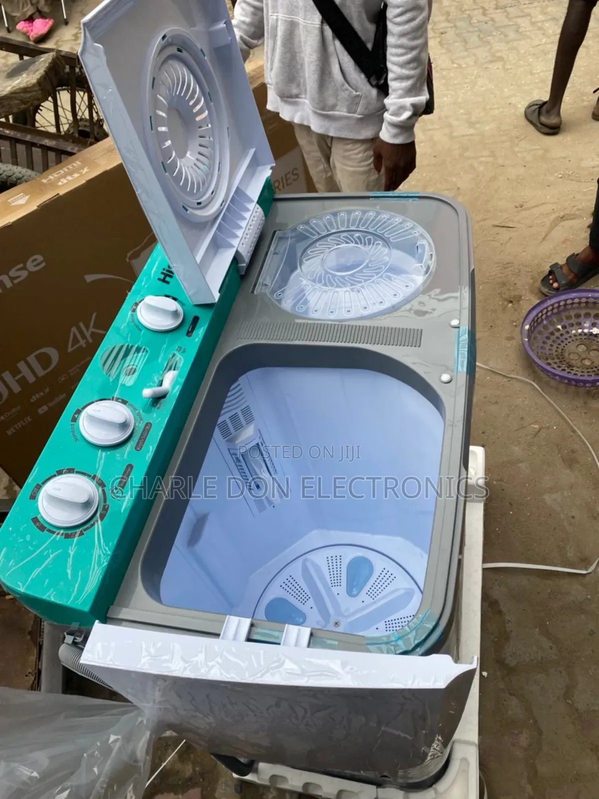 Original Wash and Spin Hisense Washing Machine 11kg