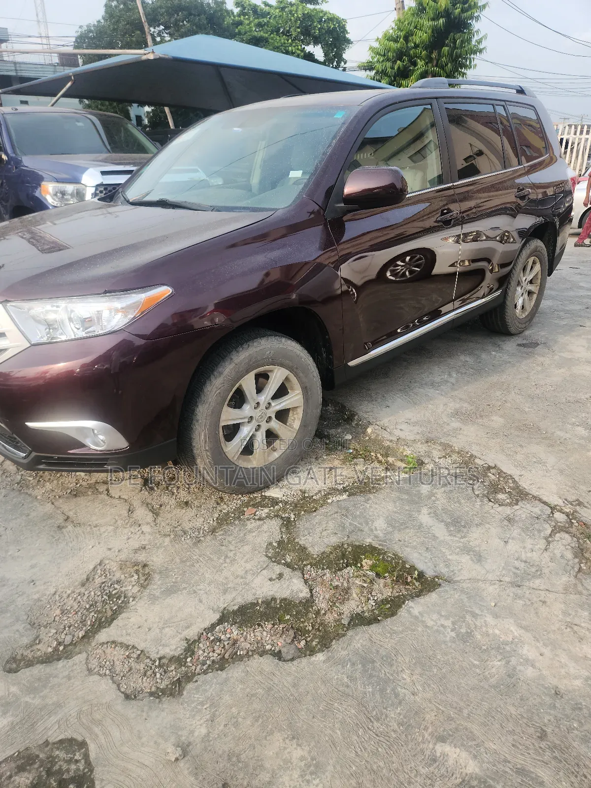 Toyota Highlander Limited 2012 Burgundy