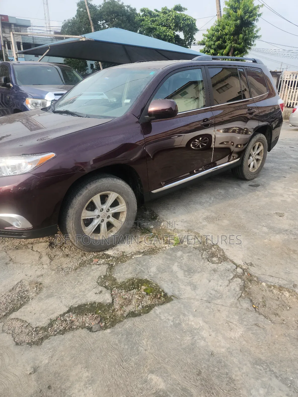 Toyota Highlander Limited 2012 Burgundy