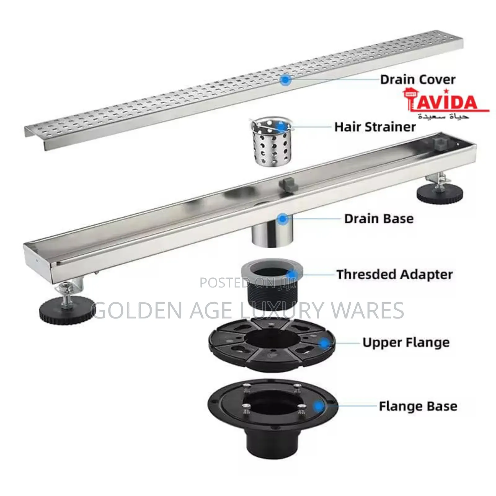 60cm Floor Drain Anti Corrosion Floor Drain