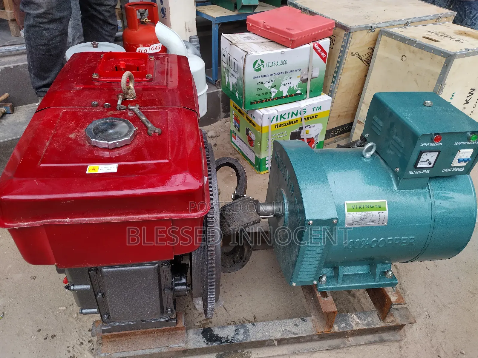 Heavy-Duty 12 Kw Single-Phase Diesel Generator for Home Business