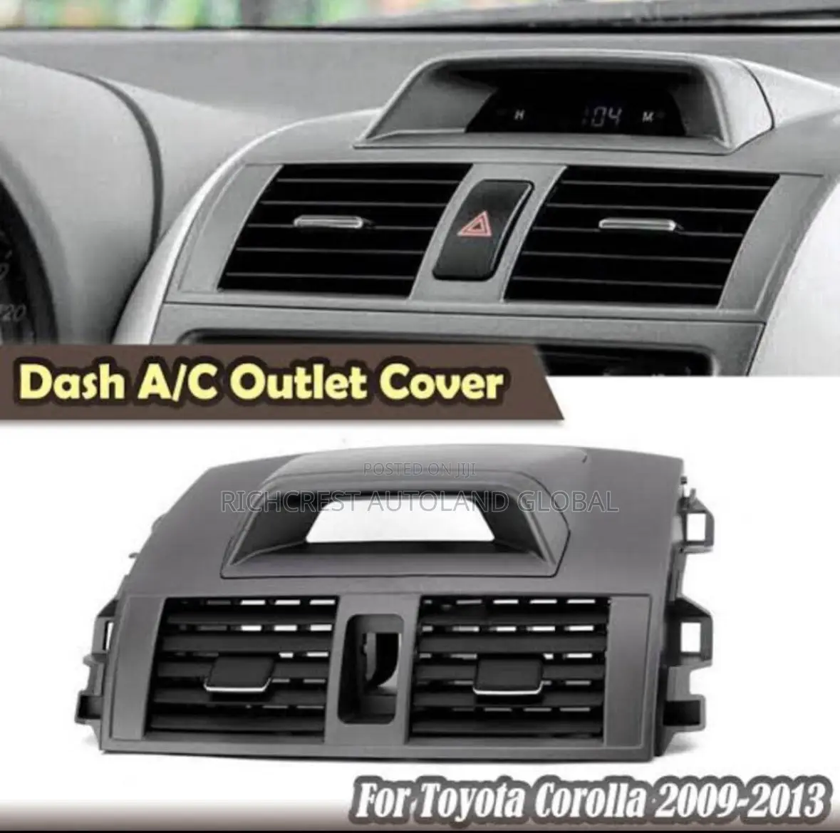 Toyota Corolla 2008-2013 a/C Vent