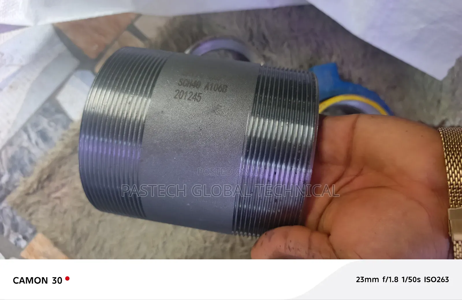 5" NPT 150mm Long Sch40 Barrel Nipple