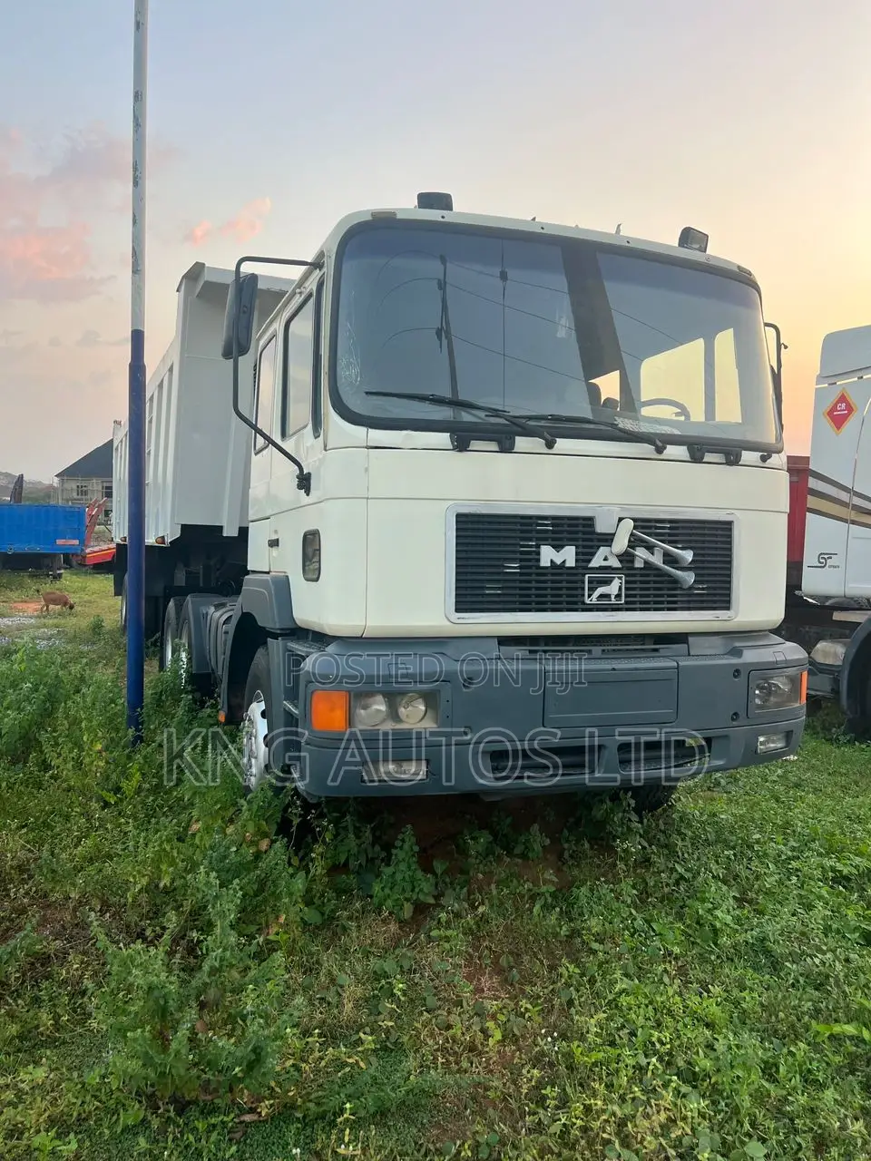Man Diesel Tipping Trailer
