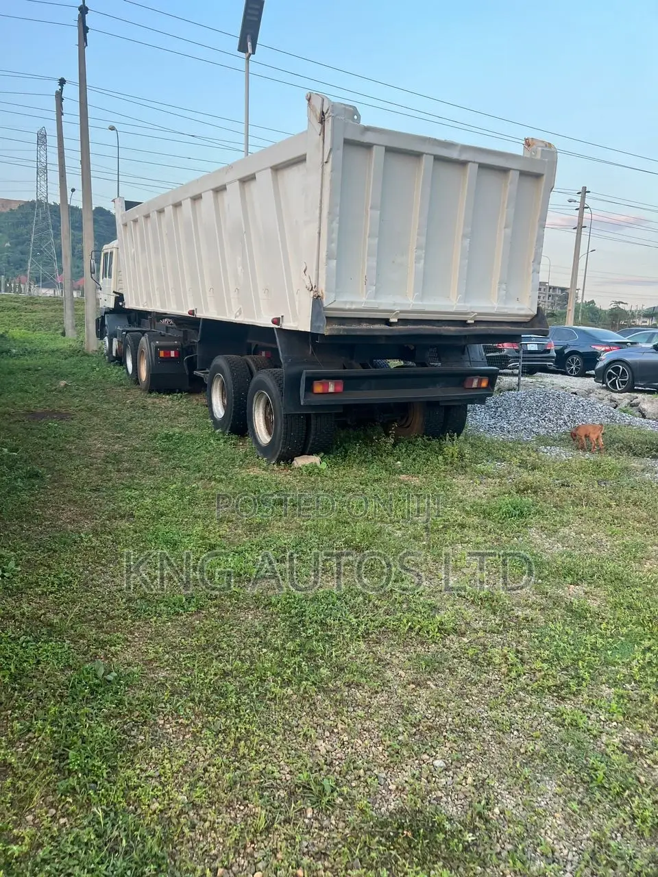 Man Diesel Tipping Trailer