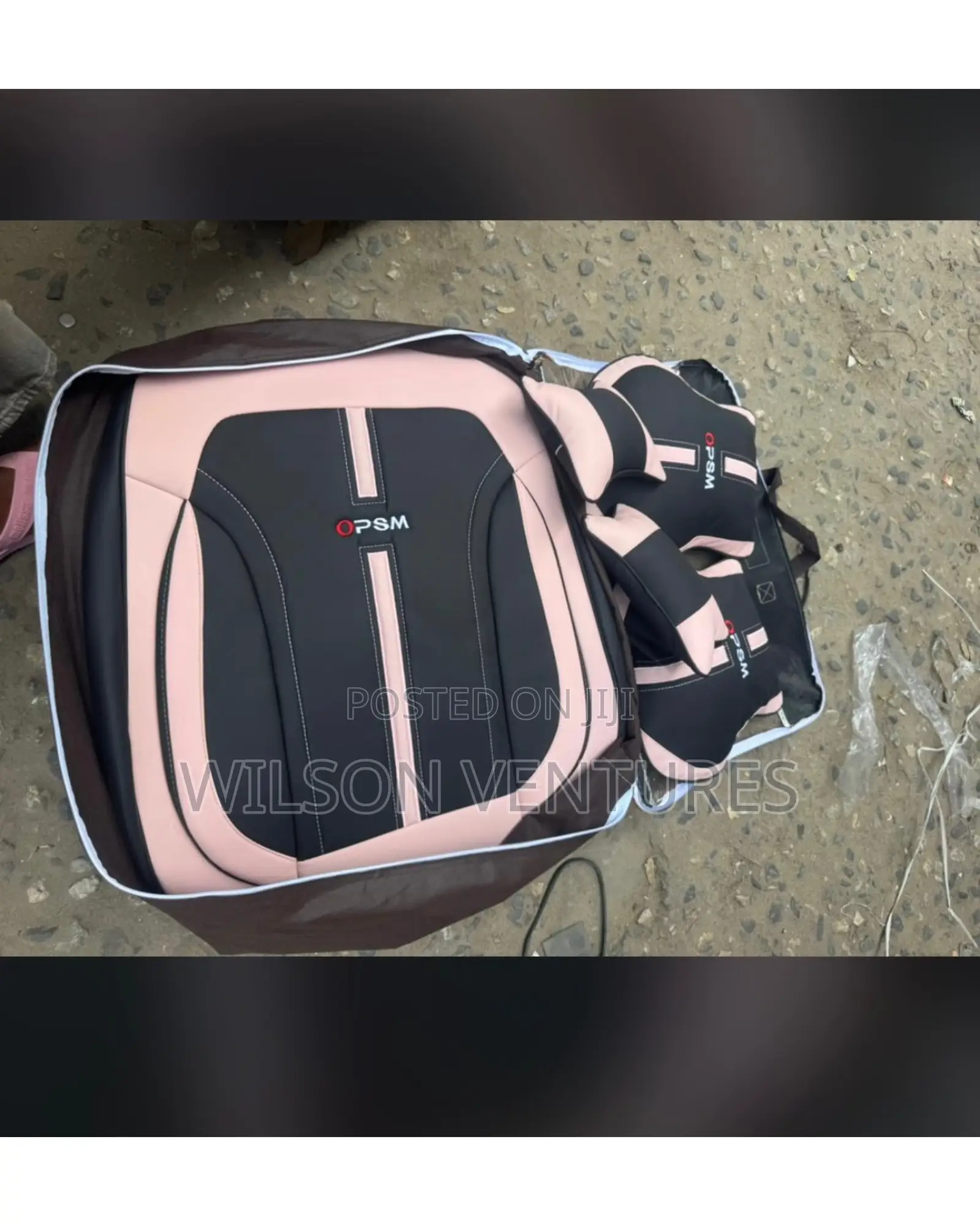 High Quality Pink Color Opsm Car Seat Cover