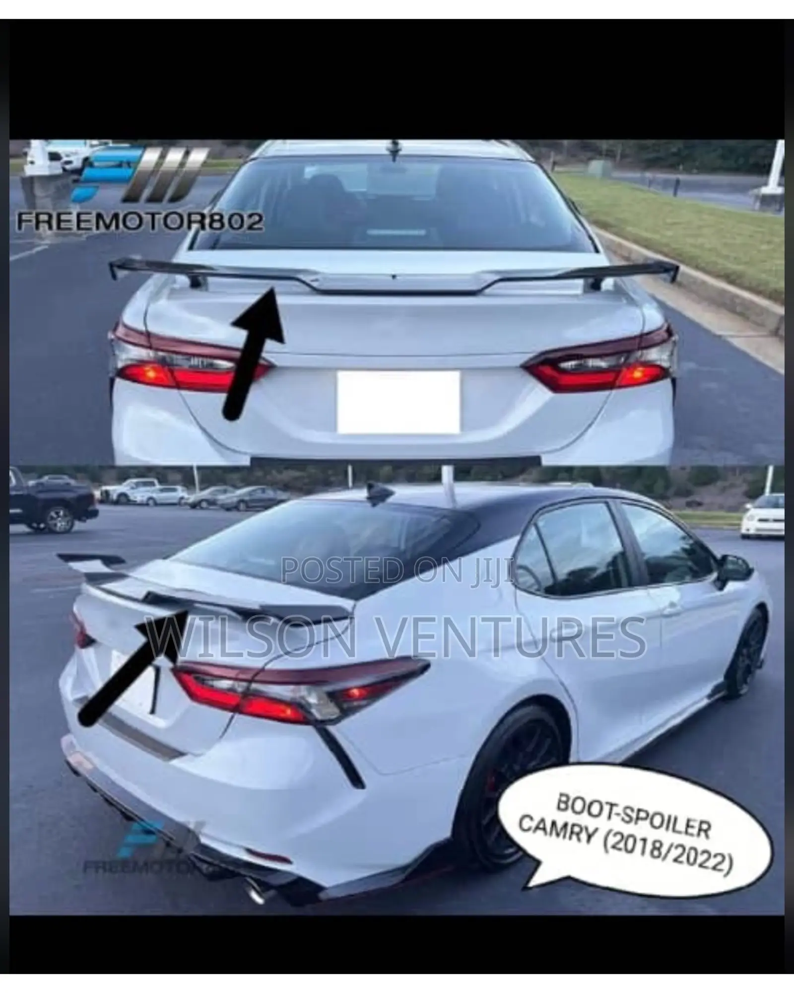 Booth Spoiler For 2018-2022 Toyota Camry