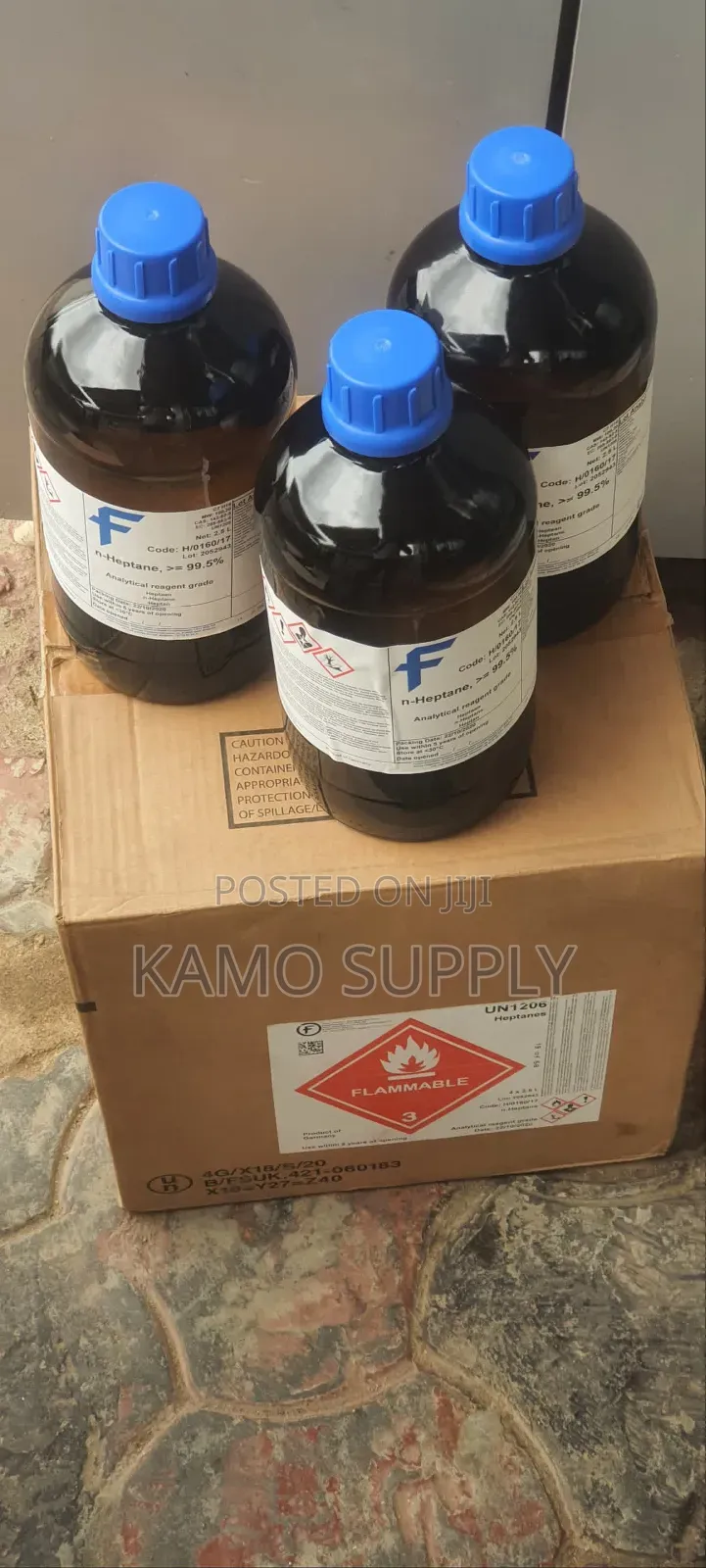 N-Heptane, Certified Ar/HPLC for Analysis, Fisher Uk 2.5ltrs