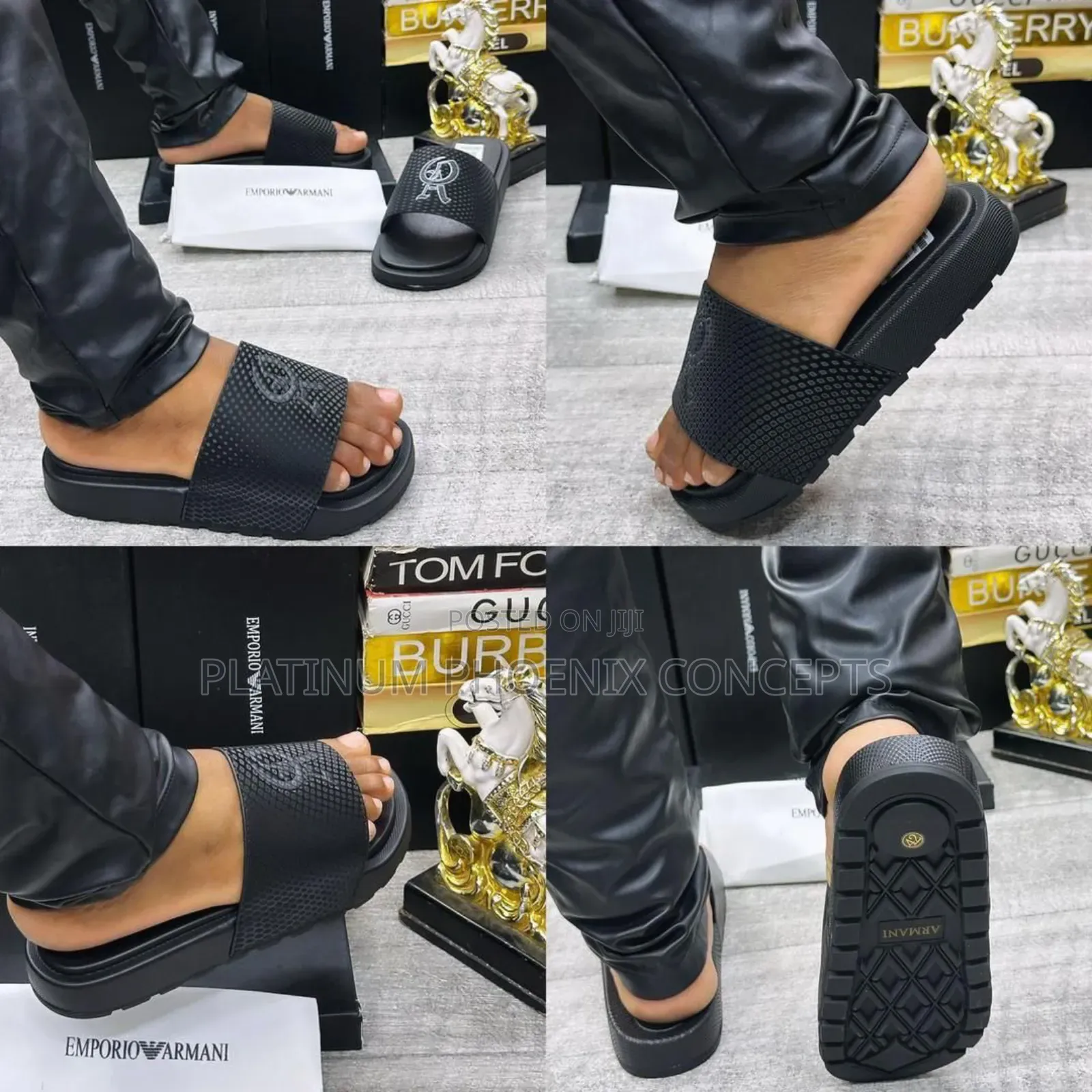 Luxury Fashion Slides (Full Boxed )