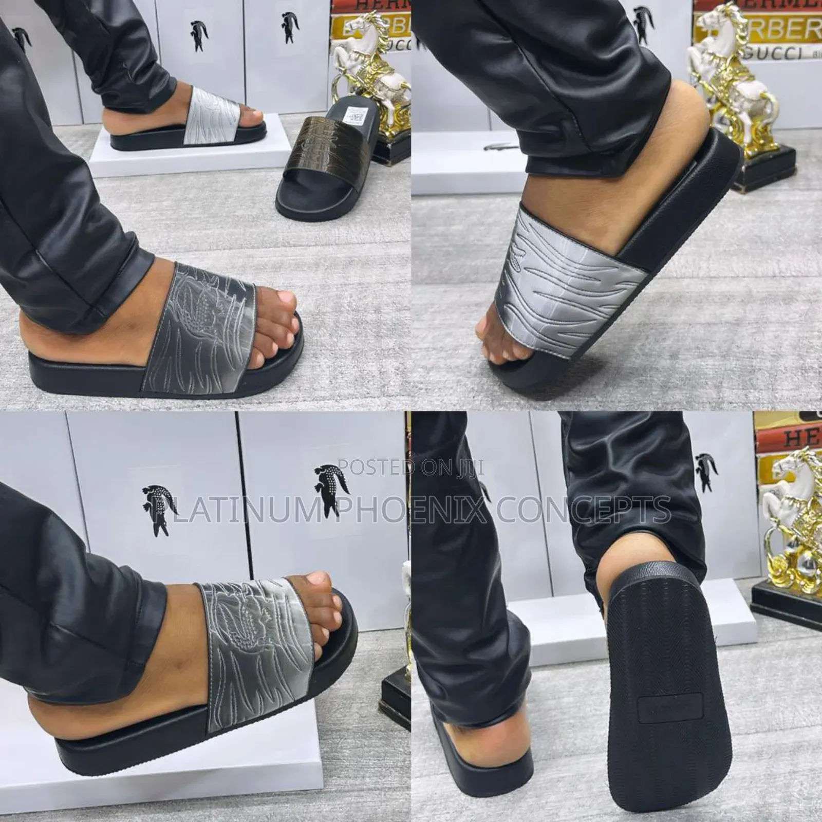 Luxury Fashion Slides (Full Boxed )