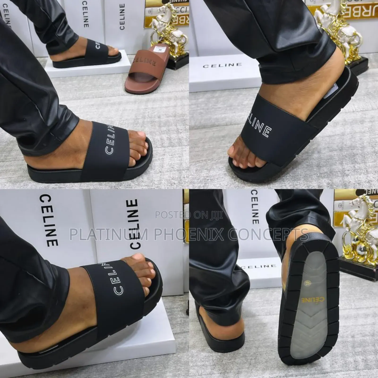 Luxury Fashion Slides (Full Boxed )