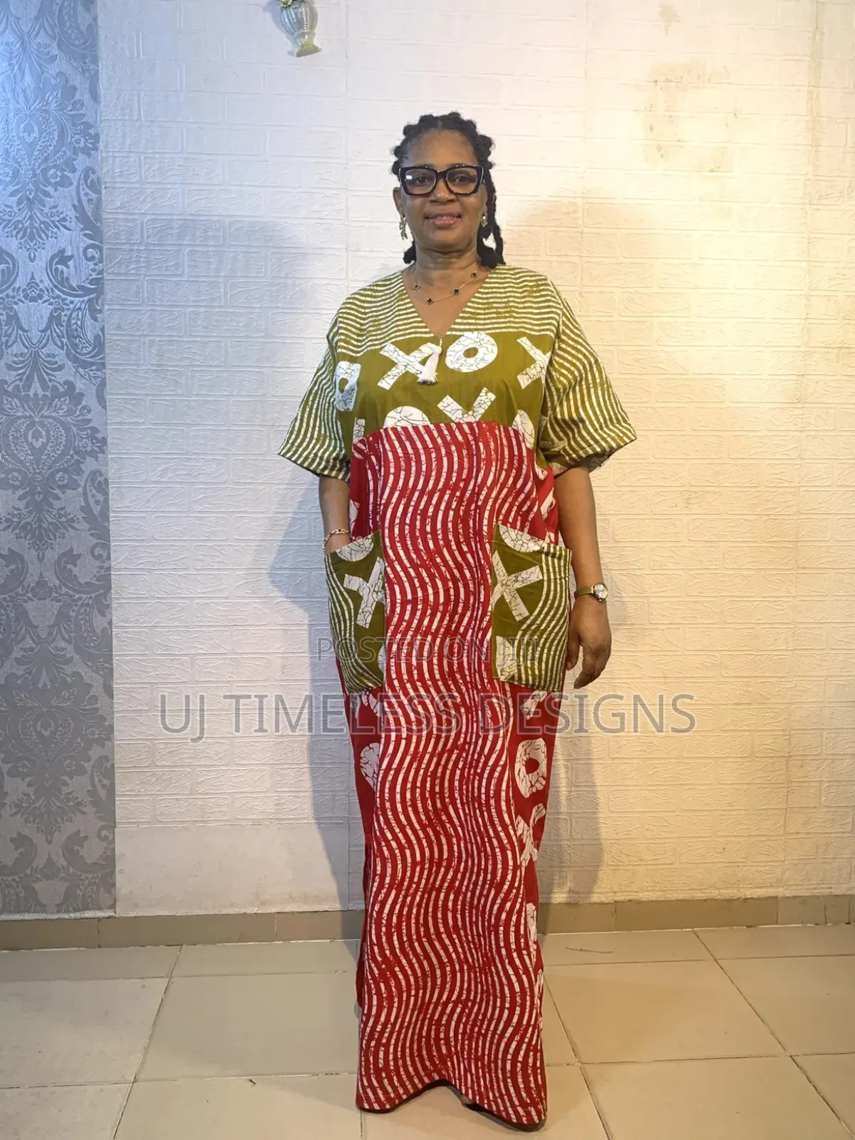 Mixed Ankara Long Gown