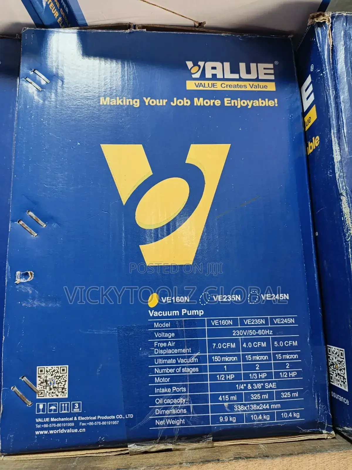 Value Vacuum Pump Ve160n (1⁄2hp)