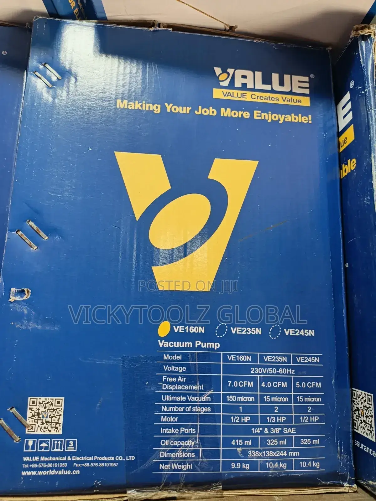 Value Vacuum Pump Ve160n (1⁄2hp)