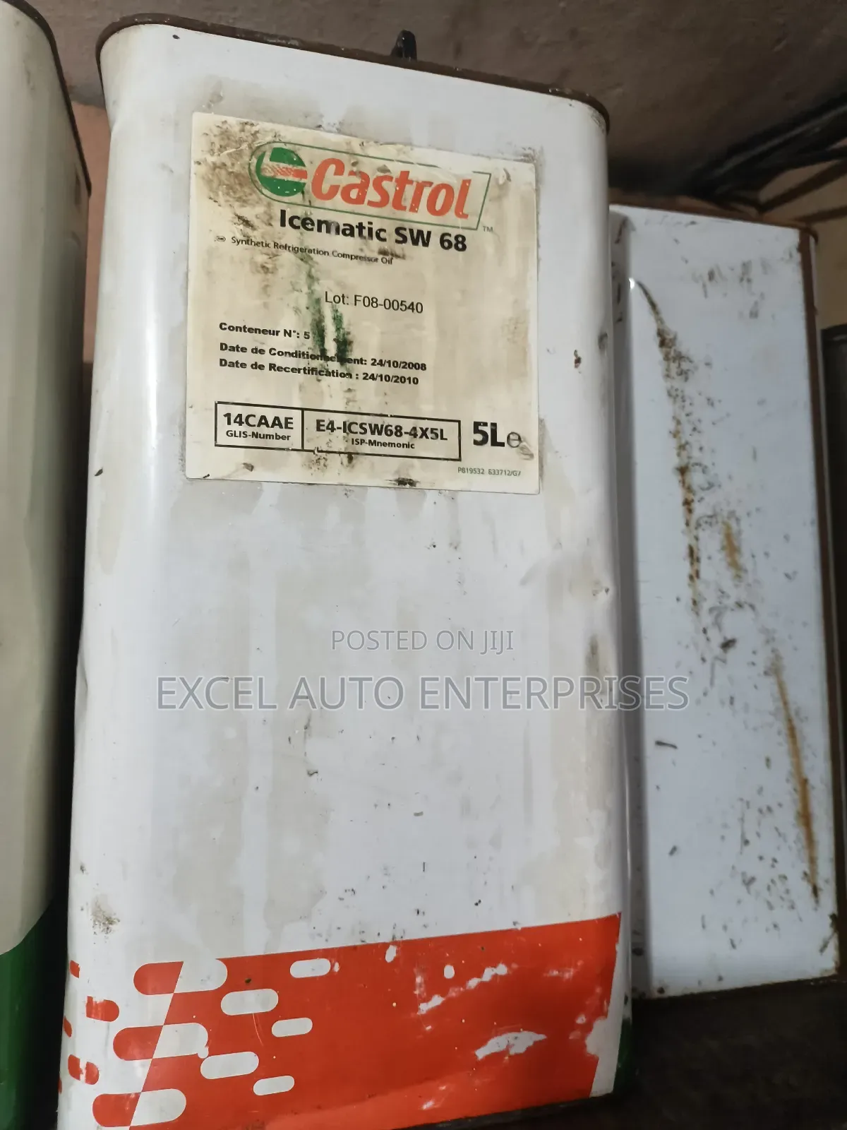 Castrol Icematic Sw 68 Synthetic Refrigeration Compressor Oil