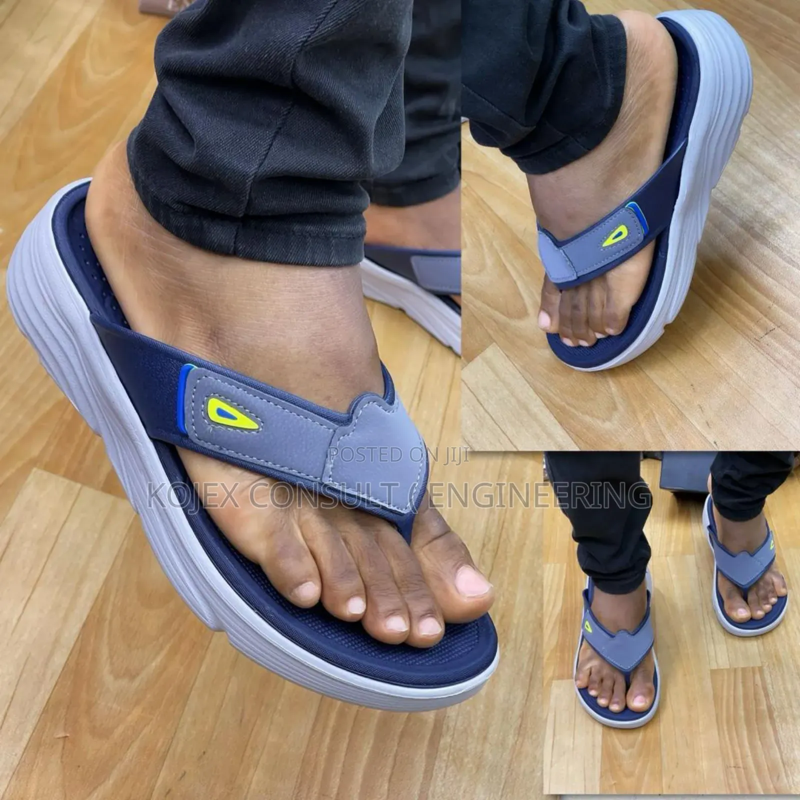 Leather Rubber Quality Slippers