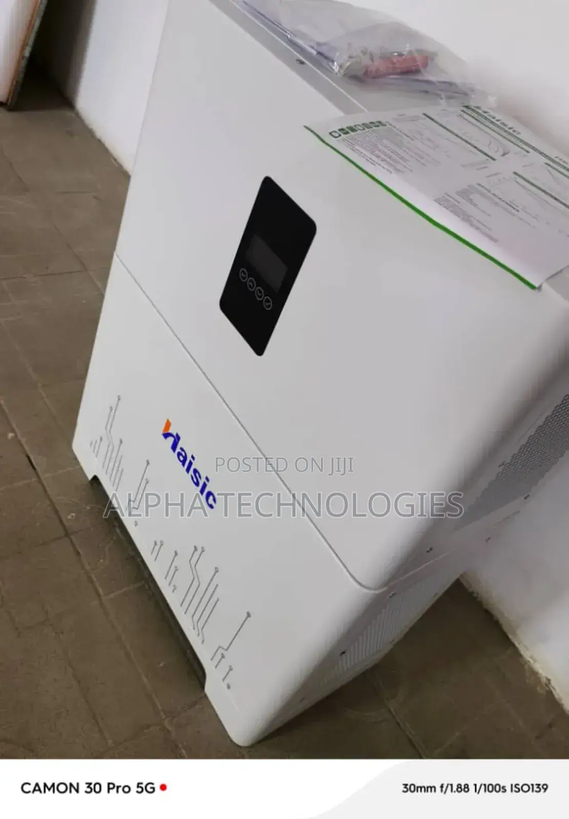 Haisic Stackable 5kva Hybrid Inverter + 8kwh Lithium Ion Battery