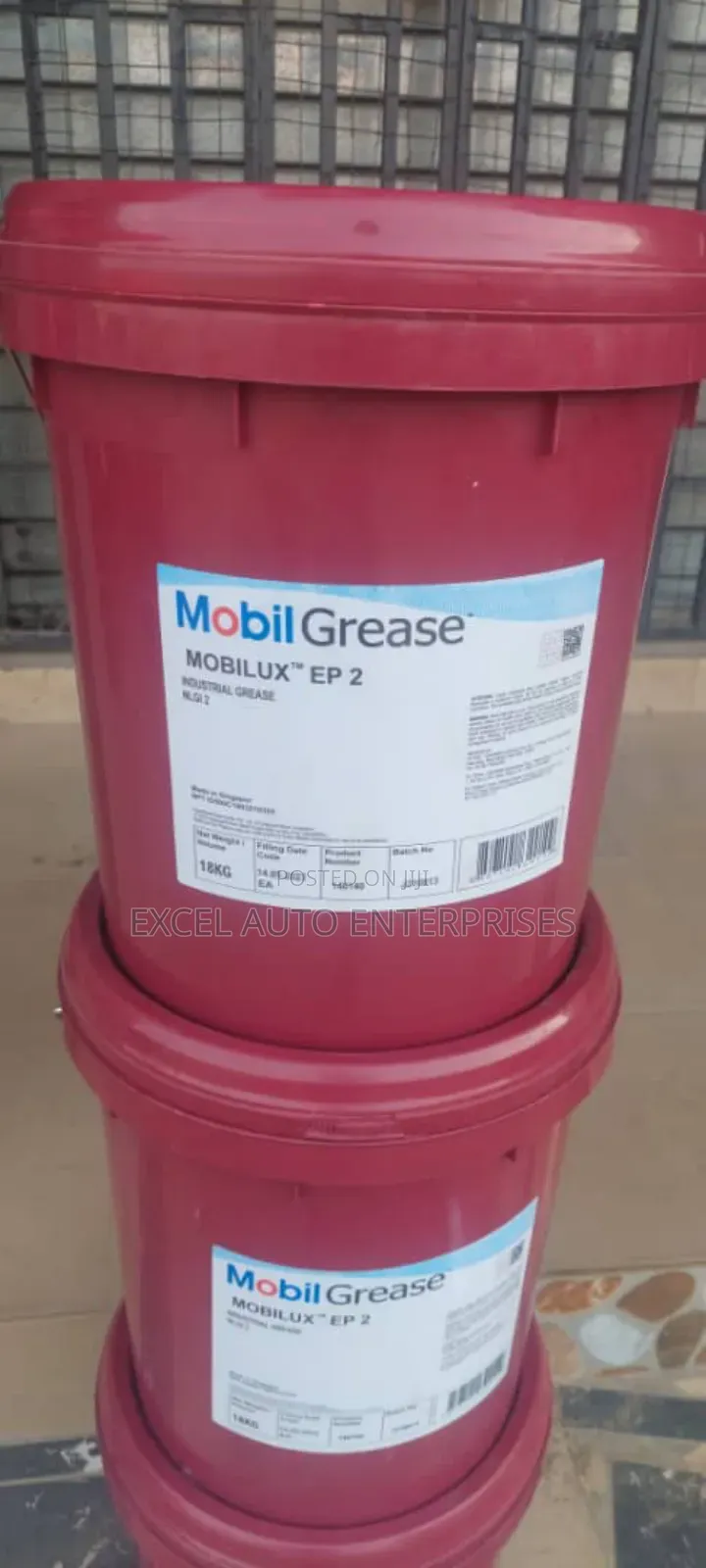 Mobil Grease Mobilux Ep2 Industrial Grease 18kg