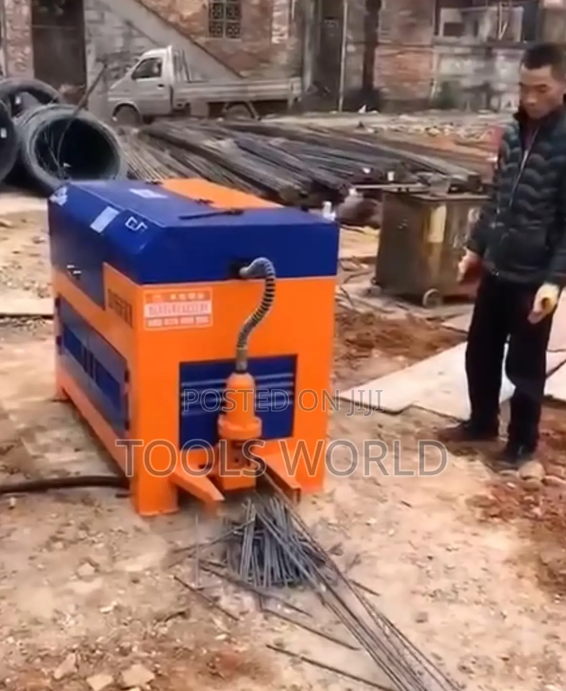 Gt4-12 CNC Rebar Decoiling, Straightening Cutting Machine – 7.5kw