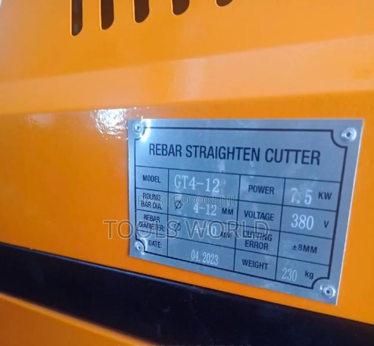 Gt4-12 CNC Rebar Decoiling, Straightening Cutting Machine – 7.5kw