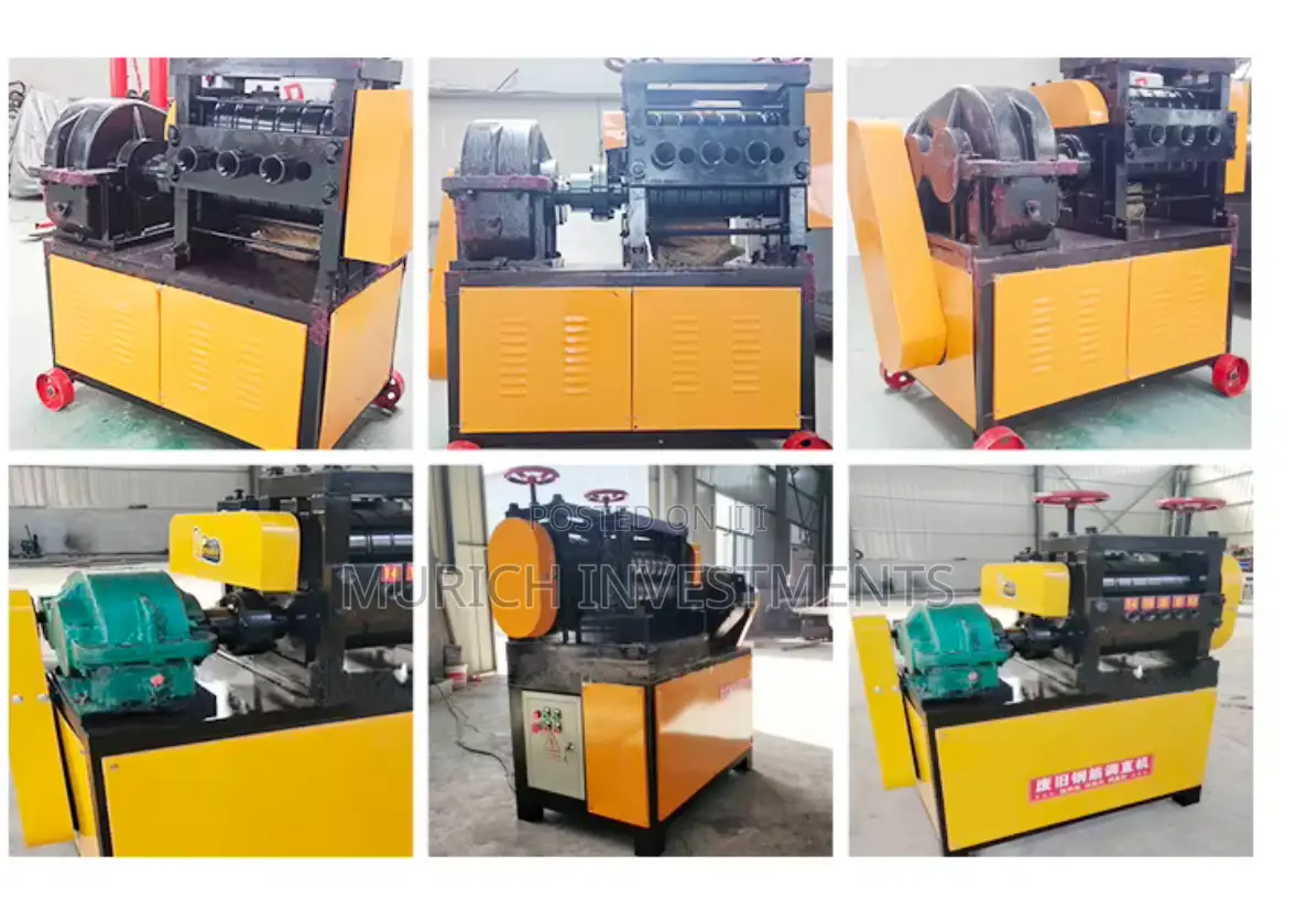 Gt6-14 Scrap Old Steel Bar Straightening Machine Heavy-Duty Rebar Tool