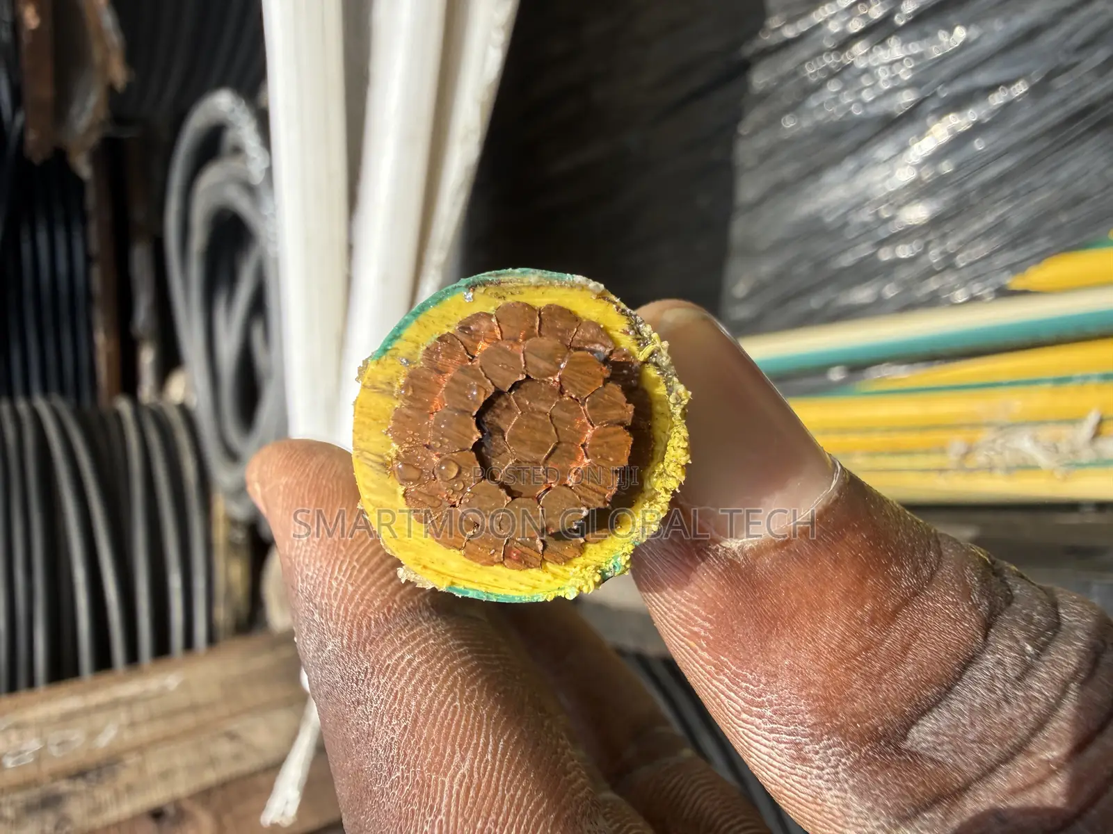 150mm Earth Cable , 150mm G/Y Earth Armored Cable