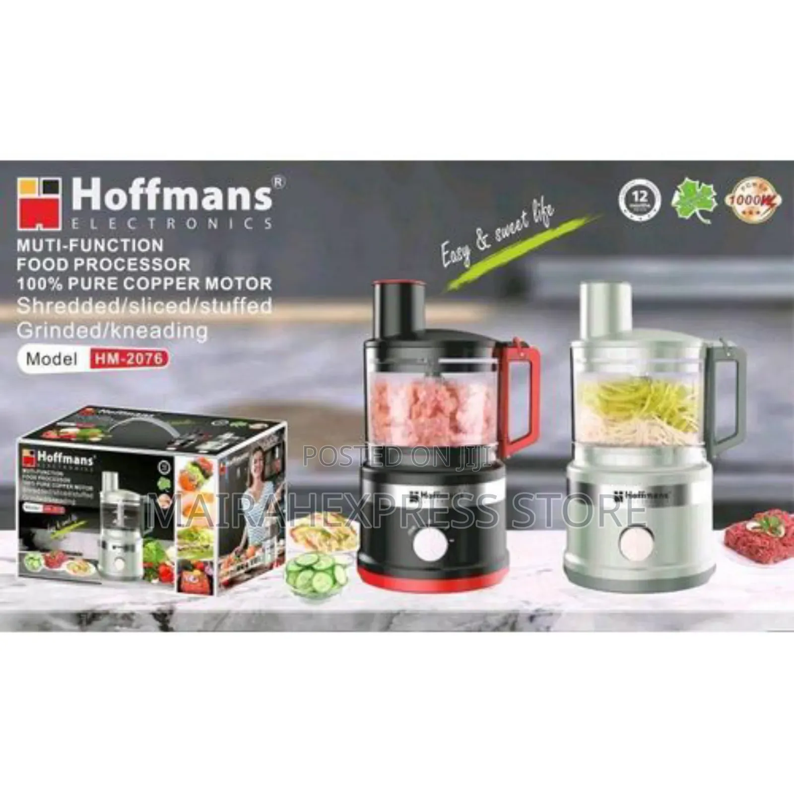Hoffmans 2.5l Multi-Functional Food Processor. (2st7)