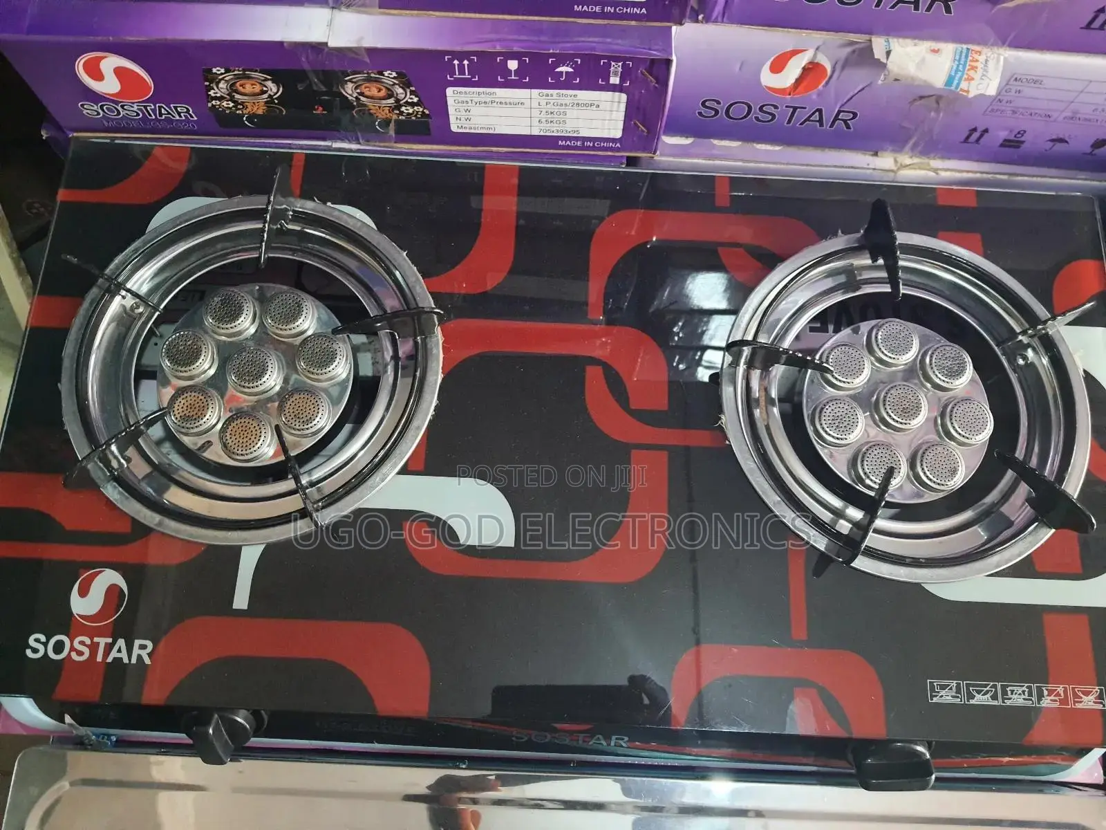 Sostar Table Gas Cooker
