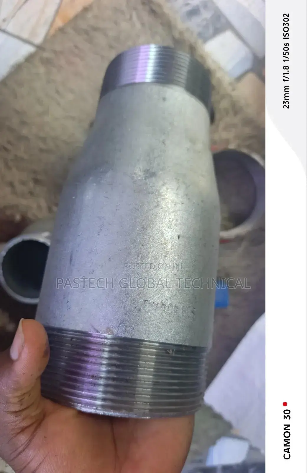 4"×3" NPT SCH 40 Concentric Swage Nipple