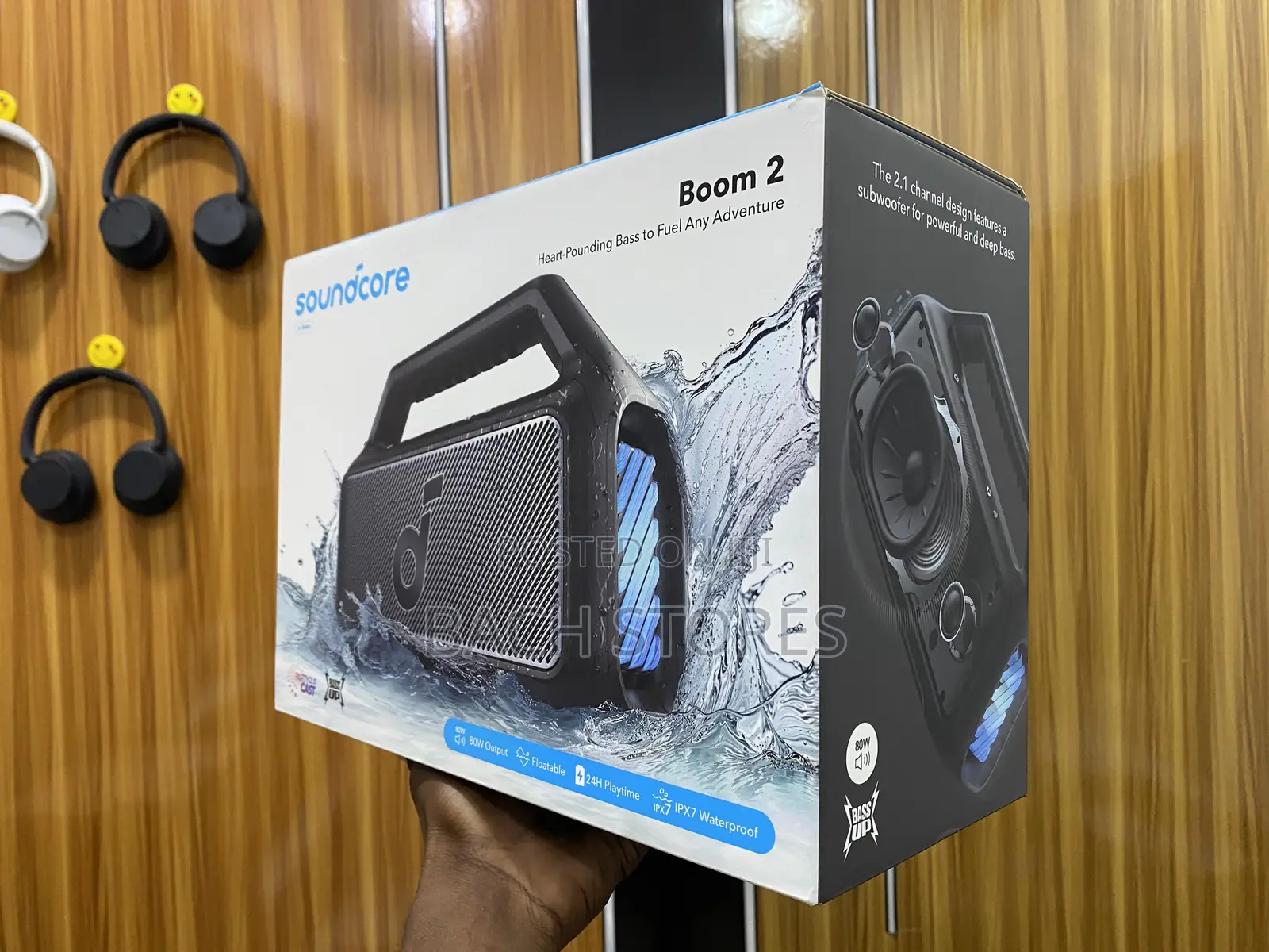Anker Soundcore Boom 2 Portable Speaker With Ipx7 Waterproof