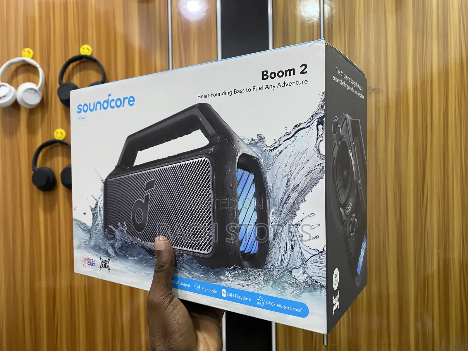 Anker Soundcore Boom 2 Portable Speaker With Ipx7 Waterproof