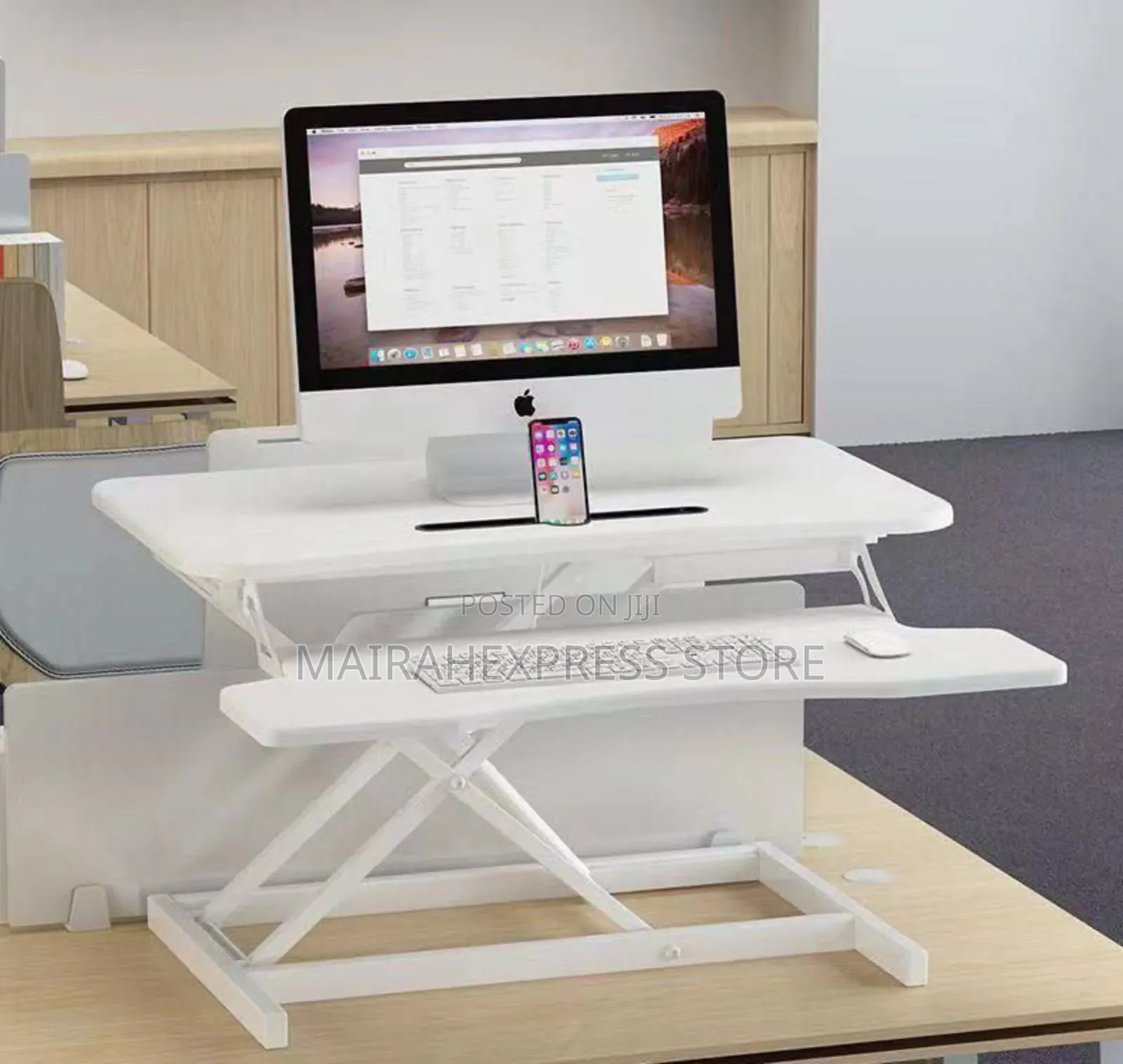 32" Standing Desk Monitor Riser Adjustable Table Top (D4r3t)