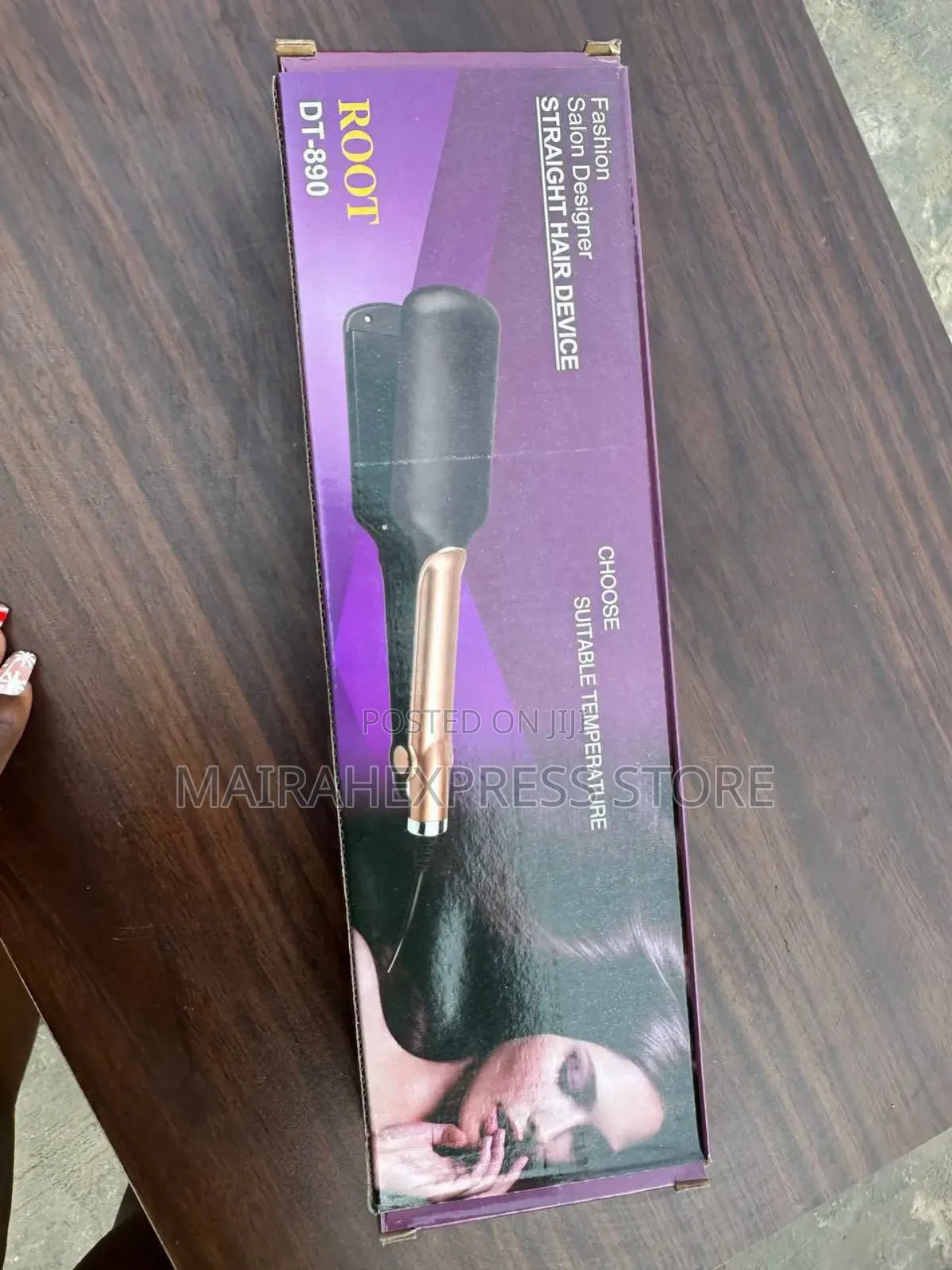 Root Salon Designer Flat Iron Hair Straightener (D4r3t)