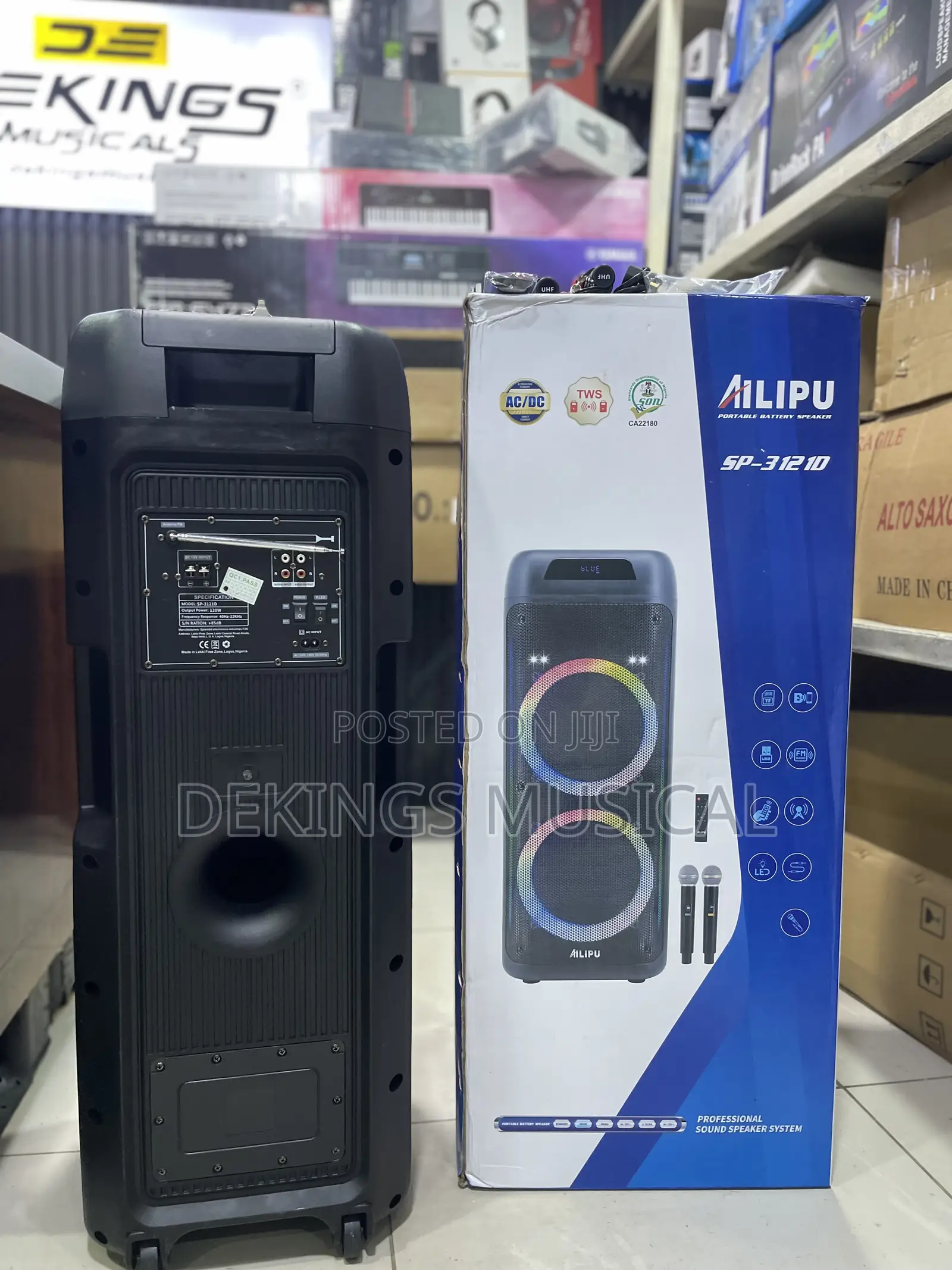 Ailipu Sp-3121d Bass Party Box Speaker Wireless System
