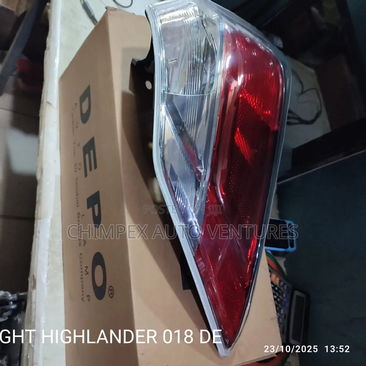 Rear Light Highlander 2018