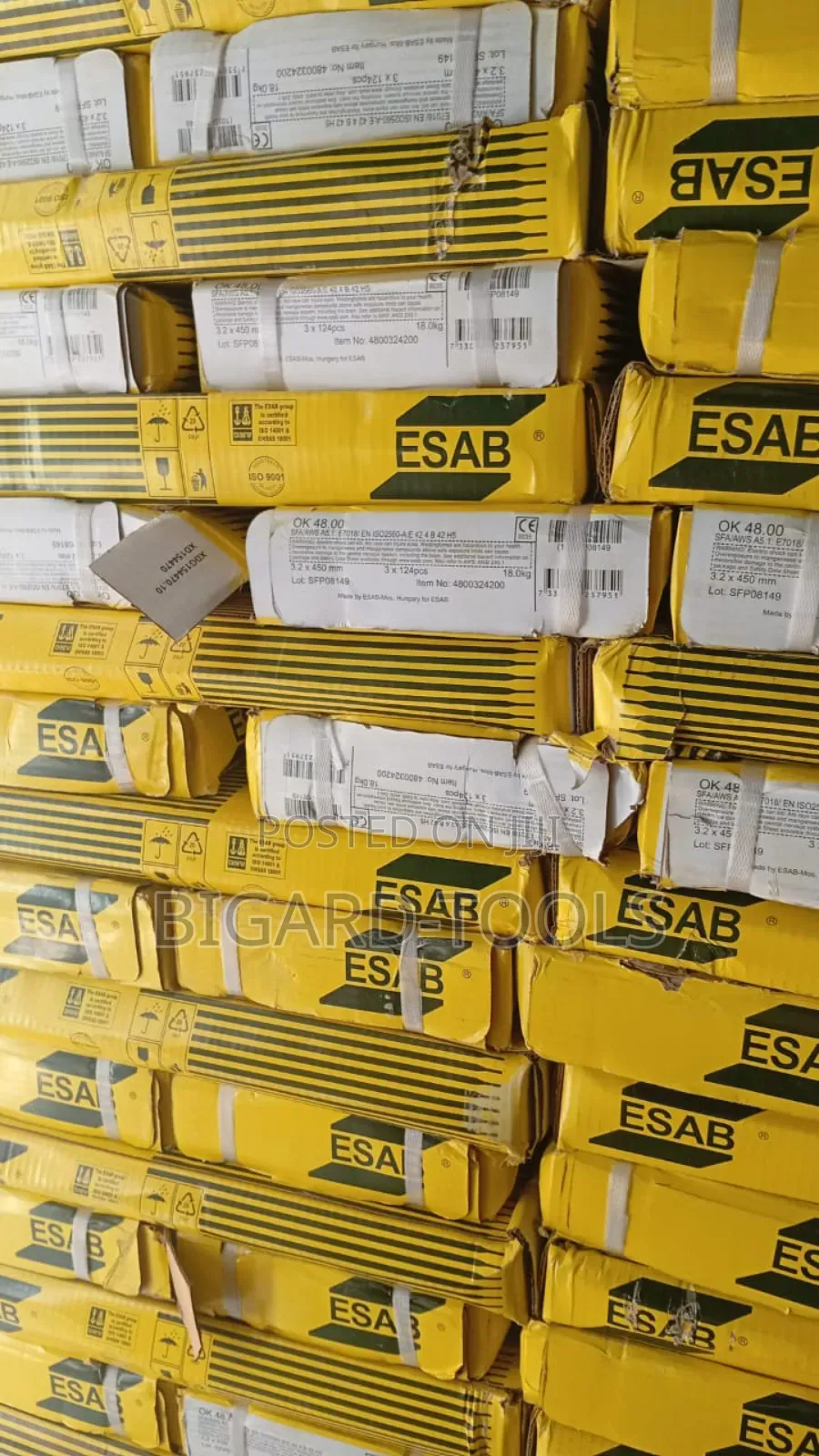 Electrode Esab 3.2x450m